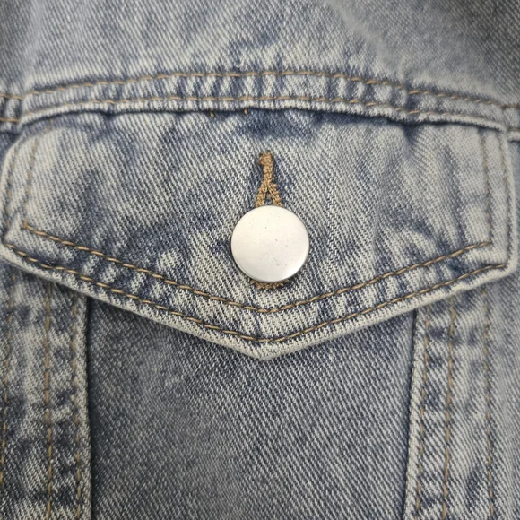 Distressed Denim Jacket - Picture 2 of 5